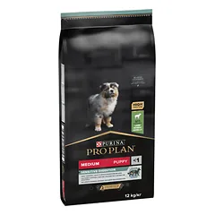 Purina Pro Plan Sensitive Digestion Sausas maistas vidutinių veislių šuniukams, turintiems jautrią viršikinimo sistemą (su ėriena) 12 kg