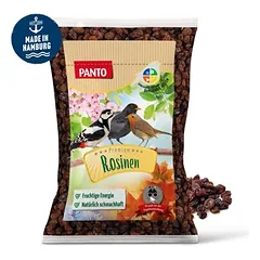 PANTO Rosinen - Wildvogelfutter für Amseln, Drosseln & Gartenvögel