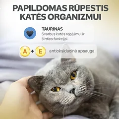 Digestive suaugusių kačių kreminiai funkciniai skanėstai su vištiena ir lašiša, 4x15 g — 3 nuotrauka
