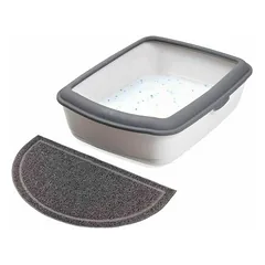 TRIXIE pusapvalis PVC kraiko dėklo kilimėlis, 59x35 cm, (pakuotė 2 vnt.) — 3 nuotrauka