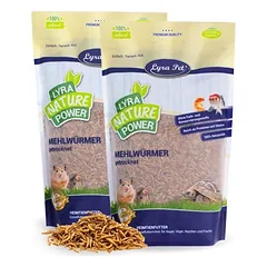 Lyra Pet® džiovinti miltiniai vabalai, 5 x 10 L — 3 nuotrauka