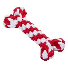 Nobleza kalėdinis virvinis kaulas žaislas šunims, 20 cm