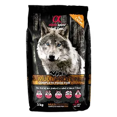 ALPHA SPIRIT visavertis sausas minkštas ėdalas MULTIPROTEIN 3kg