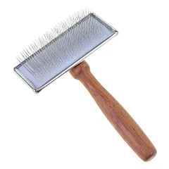 Madan Slicker Brush - profesionalus pudelių šepetys su medine rankena — 3 nuotrauka