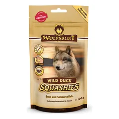 WOLFSBLUT Squashies Wild Duck skanėstai šunims su antiena, 100 g nuotrauka