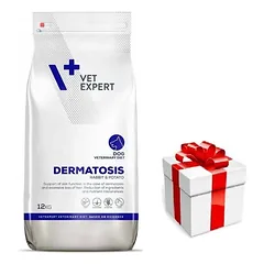 VETEXPERT Veterinary Diet Dog Dermatosis Rabbit&Potato 12kg + Staigmena ŠUNIUI