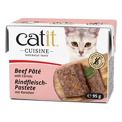 Catit Cuisine paštetas, drėgnas maistas katėms, ekonominė pakuotė 24 x 95 g — 2 nuotrauka
