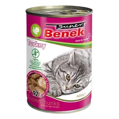 Super Benek KOT be grūdų gabaliukai su kalakutiena padaže 415 g