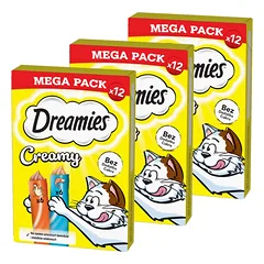 DREAMIES Kreminis su vištiena ir lašiša 36x10g