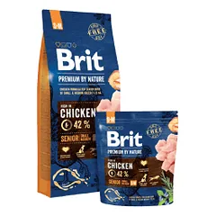 Brit Premium by Nature Senior S+M sausas maistas šunims
