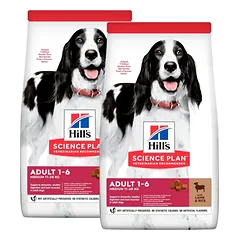 HILL'S Science Plan Canine Adult Medium Lamb & Rice 2 x 18 kg sausas pašaras vidutinių veislių suaugusiems šunims su ėriena ir ryžiais