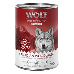 Wolf of Wilderness Adult - "Taste of" 6 / 24 x 400 g