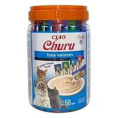 Churu kreminis skanėstas katėms su tunu, 50 vnt kibiriukas