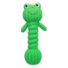 Trixie varlės formos lateksinis hantelio žaislas su cypsėjimu šunims, 18 cm
