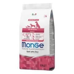 Monge All Breeds Adult Beef sausas maistas šunims - Pet24