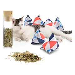 Canadian Cat Company Schmusekissen 6er-Set Katzenminze Pyramide XL