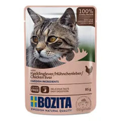 Bozita konservai vištienos kepenėlėse drebučiuose katėms