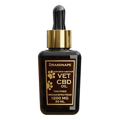 Drakonape plataus spectro CBD aliejus 1200mg, 30 ml