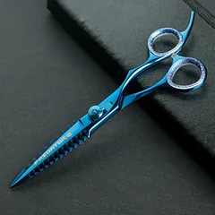 Excalibur Shears Predator Blue - labai aštrios kirpimo žirklės, tiesios