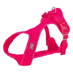 Trixie Comfort Soft touring petnešos, S 33-50cm/20mm, fuksija