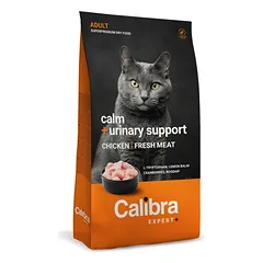 CALIBRA Cat EXPERT+ Adult Calm&Urinary sausas pašaras katėms šlapimo takų f-jai, 6 kg