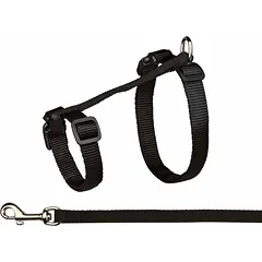 Trixie Harness XL With Lead krūtinės diržas katėms su pavadėliu, reguliuojamas, nailonas, 34-57 cm / 13 mm, pavadėlis 1.20 m — 5 nuotrauka
