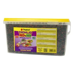 Tropical Cichlid Red&amp;Green Medium Sticks lazdelių pavidalo pašaras žuvims 5 l (1,8 kg)