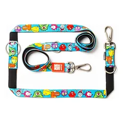 Max&Molly Multi-Leash Little Monsters - reguliuojamas pavadėlis šunims, įdomus raštas, 200 cm