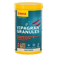 Sera Vipagran Granules plaukiojančios, minkštos granulių maistas dekoratyvinėms žuvims, 1.000 ml (370 g)