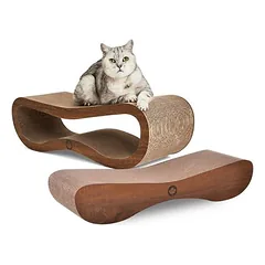 Canadian Cat Company draskymo lentų rinkinys ORBIT + SATELLITE 2.0, L 84 x B 24 x H 23 cm - balta — 2 nuotrauka