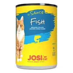 Josicat Fish in sauce – konservai katėms su žuvimi padaže, 415g
