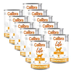 CALIBRA Dog Life Adult Turkey with apples 12x400g