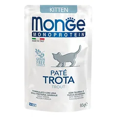 Monge Monoprotein konservai kačiukams su upėtakiu, 85 g