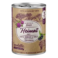 Sanabelle HEIMAT Adult drėgnas maistas katėms 12 x 400 g, Upėtakis — 2 nuotrauka