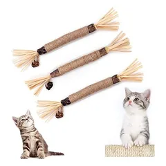 Zoomtopia Bâtonnets herbe à chat dentaire haleine lot 3 pièces