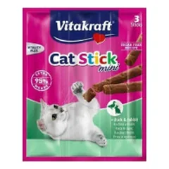 Vitakraft Stick skanėstai su antiena ir triušiena katėms