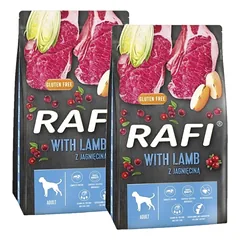 DOLINA NOTECI Rafi sausas ėdalas šunims su ėriena 2x10kg