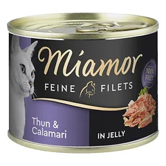 MIAMOR Feline Filets Tuno ir kalmarų galatė 185 g