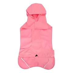 Nobleza lietpaltis su gobtuvu šunims, 4XL, 60 cm — 3 nuotrauka