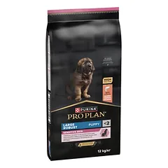 PURINA PRO PLAN Large Robust Puppy Sensitive Skin su lašiša, sausas maistas šuniukams — 2 nuotrauka