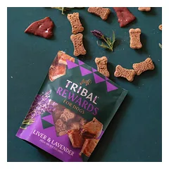 Tribal Rewards sausainiai šunims su jautienos kepenėlėmis ir levandomis, Liver & Lavender, 125 g — 2 nuotrauka