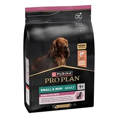 PURINA PRO PLAN Small & Mini Adult Sensitive Skin sausas maistas šunims, 3 - 4,9 kg — 4 nuotrauka