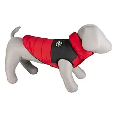 Duvo+ Hundemantel Puffer rot/schwarz