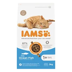 IAMS sausas maistas katėms su jūros žuvimi, 3 kg
