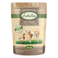 Lukullus Naturkost Adult begrūdis, šviežio maisto maišeliai, drėgnas maistas šunims 6 x 300 g — 2 nuotrauka