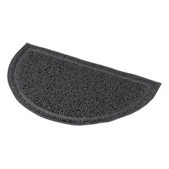TRIXIE pusiau apvalus kilimėlis prie tualeto PVC 59×35 cm antracito