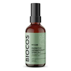 Biocos apsauginis aromaterapinis purškalas nuo vabzdžių ir erkių, šunims ir katėms, 100 ml