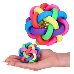 Katės žaislas su varpeliu 7 cm — 3 nuotrauka