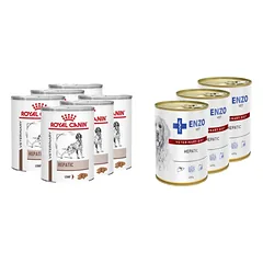 ROYAL CANIN Hepatic HF 16 6x420g skardinė + ENZO VET Hepatic nuo kepenų ligų šunims 3x400g