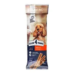 CLUB 4 PAWS Aukščiausios rūšies kramtalai šunims - lazdelės dantims, 12 g